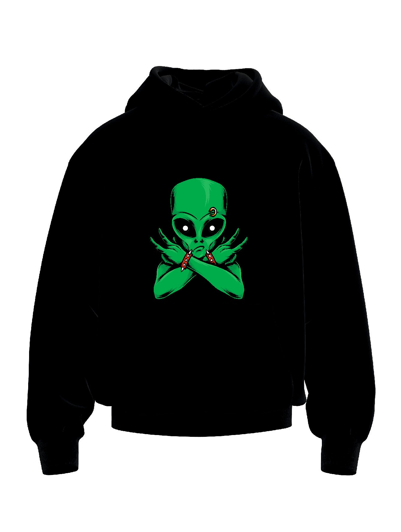 H13 Rock and roll alien HOODIE