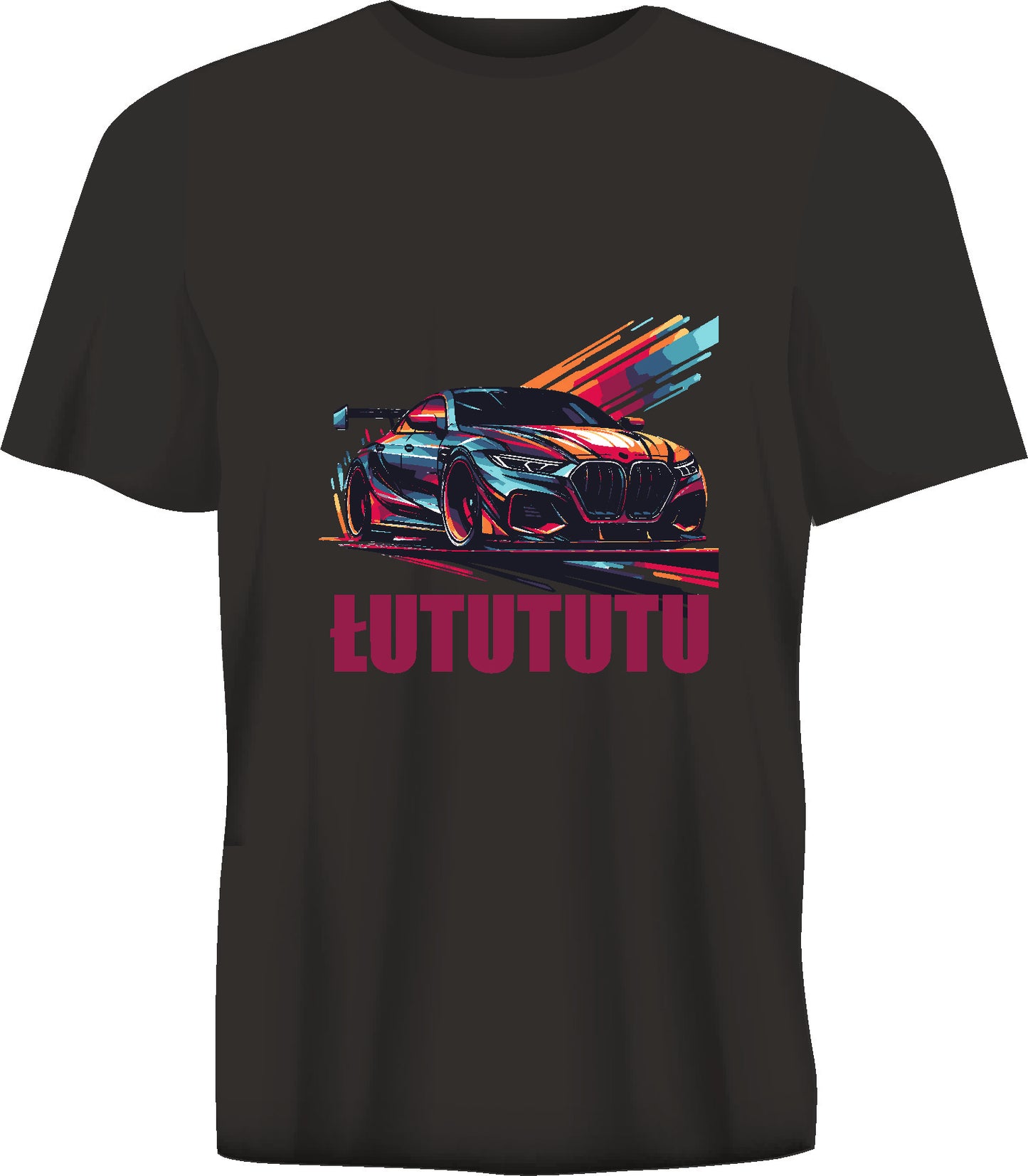 Short sleeve t-shirt BMW ŁUTUTUTU  black TS121