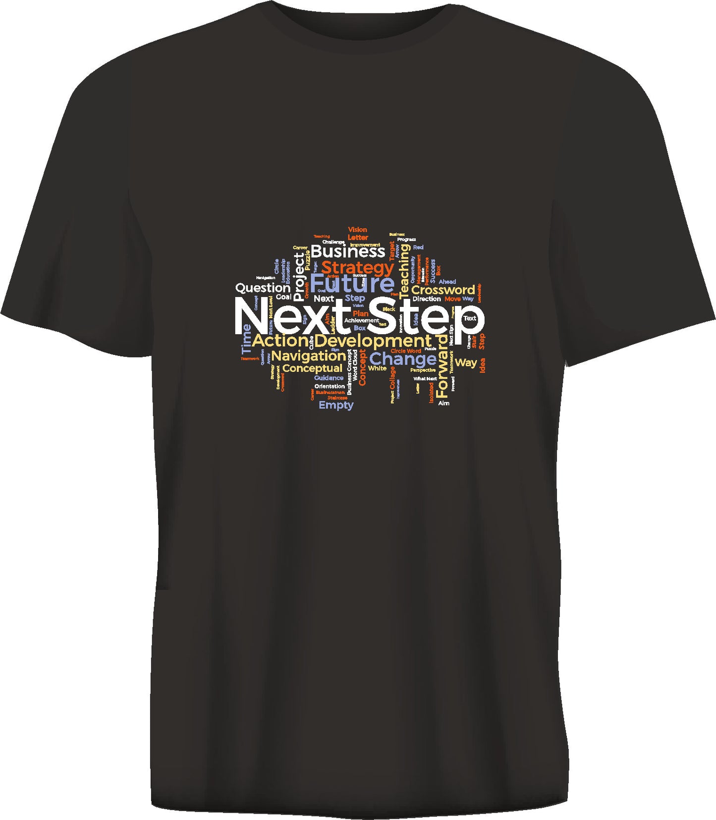 Short sleeve t-shirt TS297 NEXT STEP black