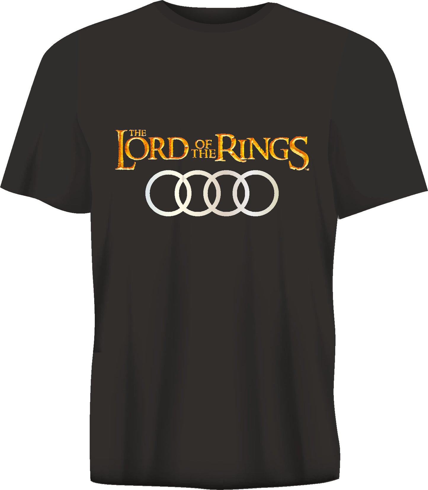 Short sleeve t-shirt AUDI FAN LORD OF THE RINGS black TS45
