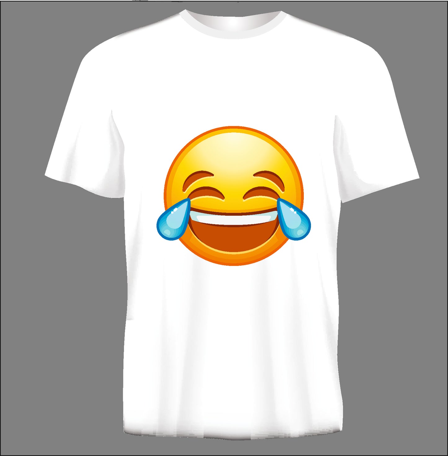 Short sleeve t-shirt EMOJI white TS46