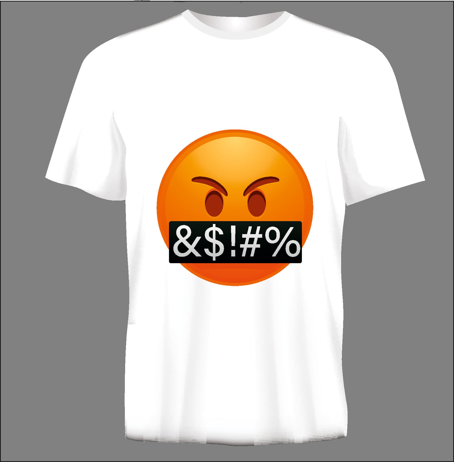 Short sleeve t-shirt  EMOJI white TS56