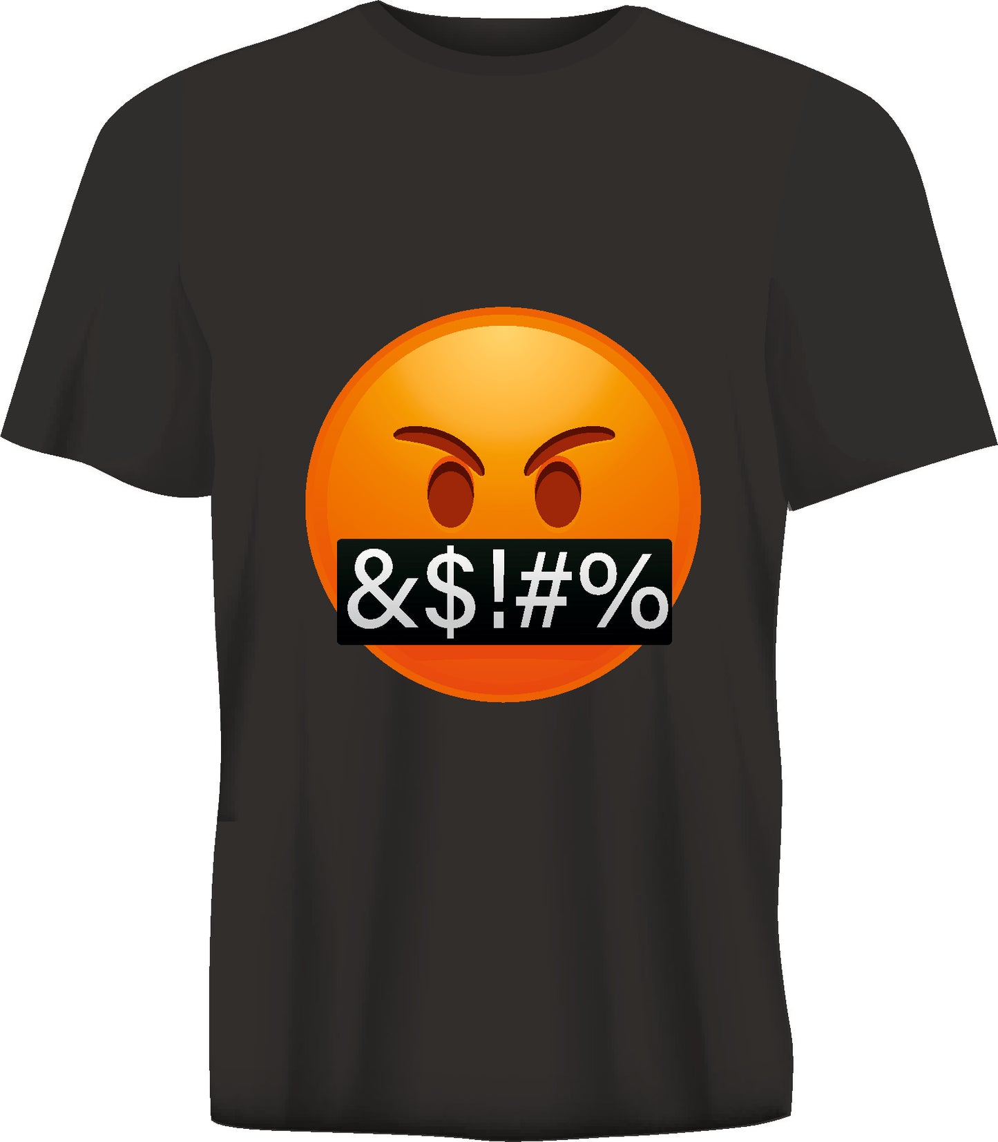 Short sleeve t-shirt  EMOJI black TS57