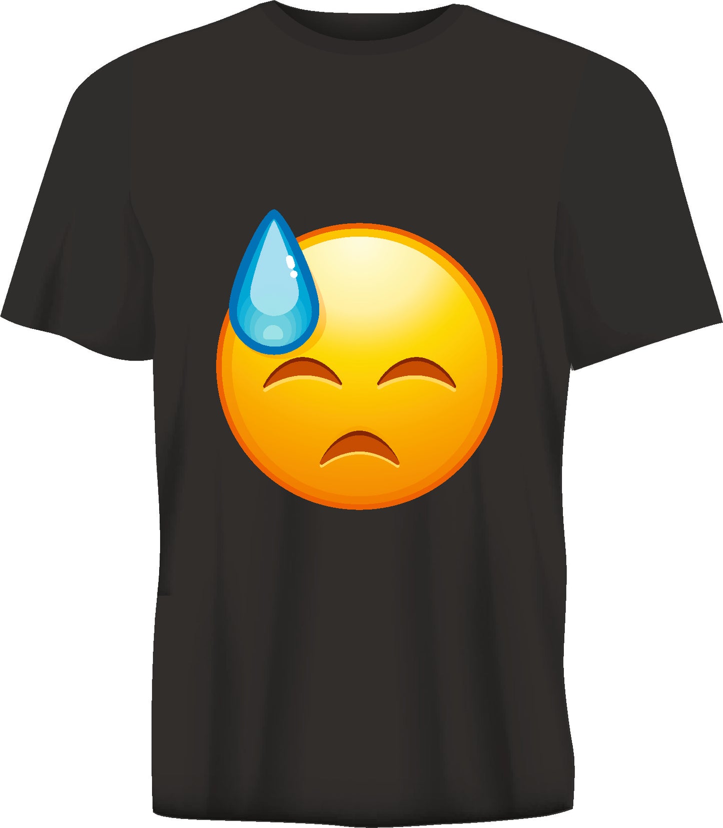 Short sleeve t-shirt EMOJI black TS59