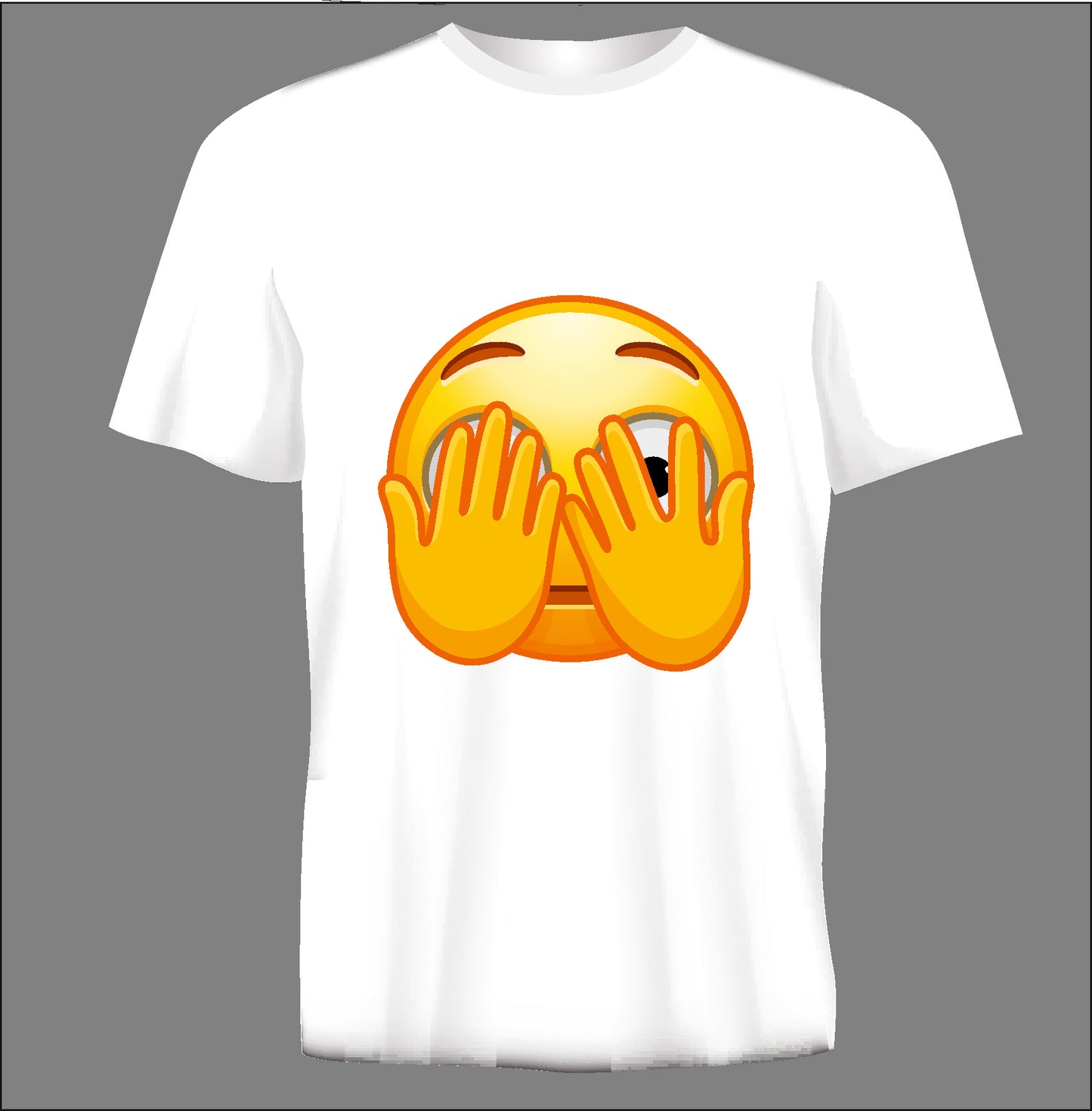 Short sleeve t-shirt  EMOJI white TS62