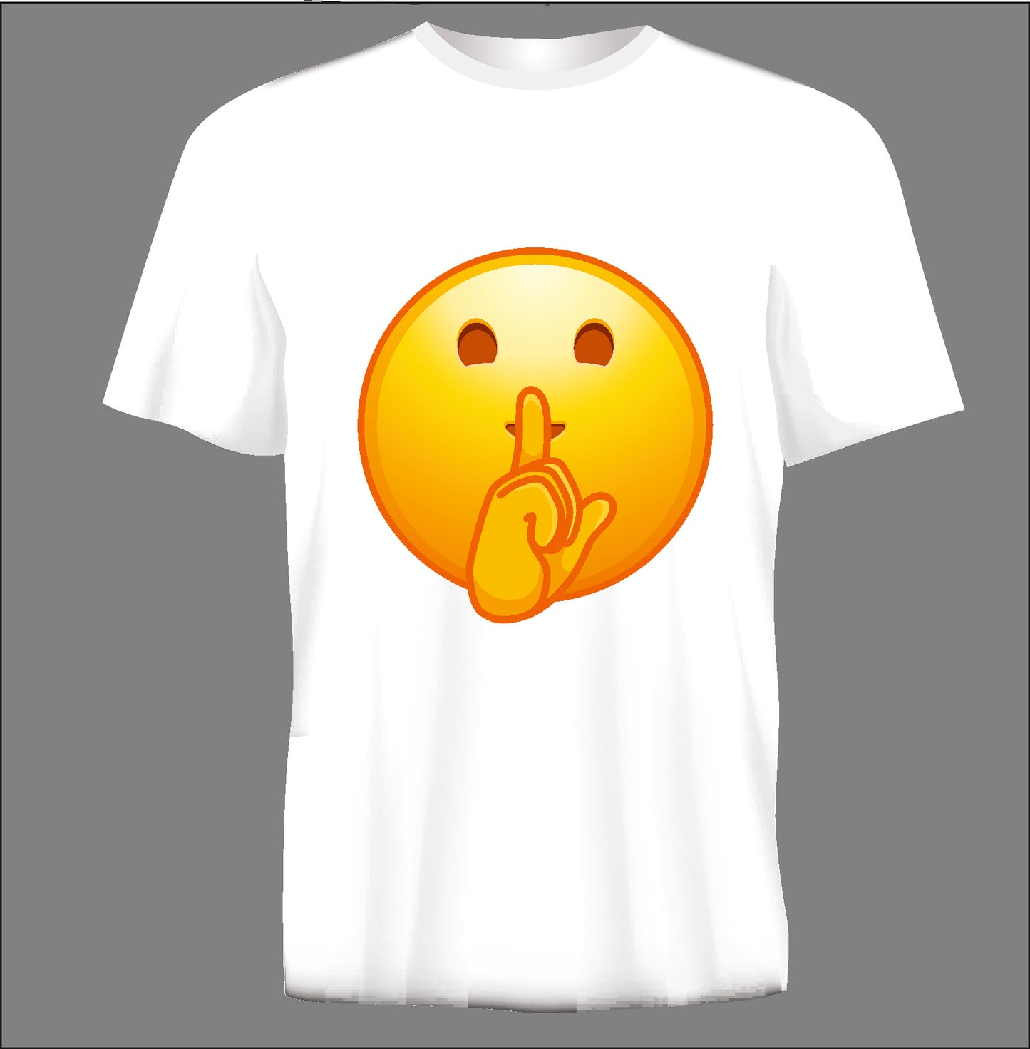 Short sleeve t-shirt  EMOJI white TS64