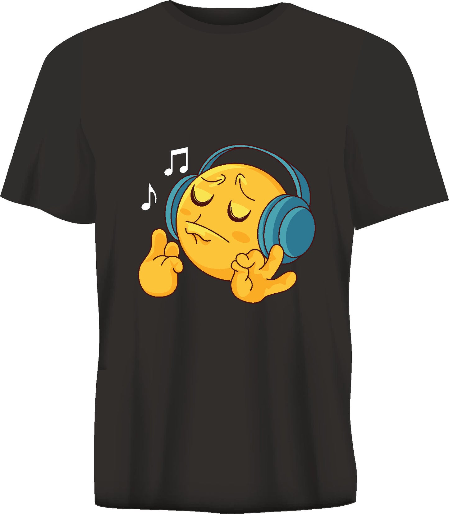 Short sleeve t-shirt  EMOJI black TS71