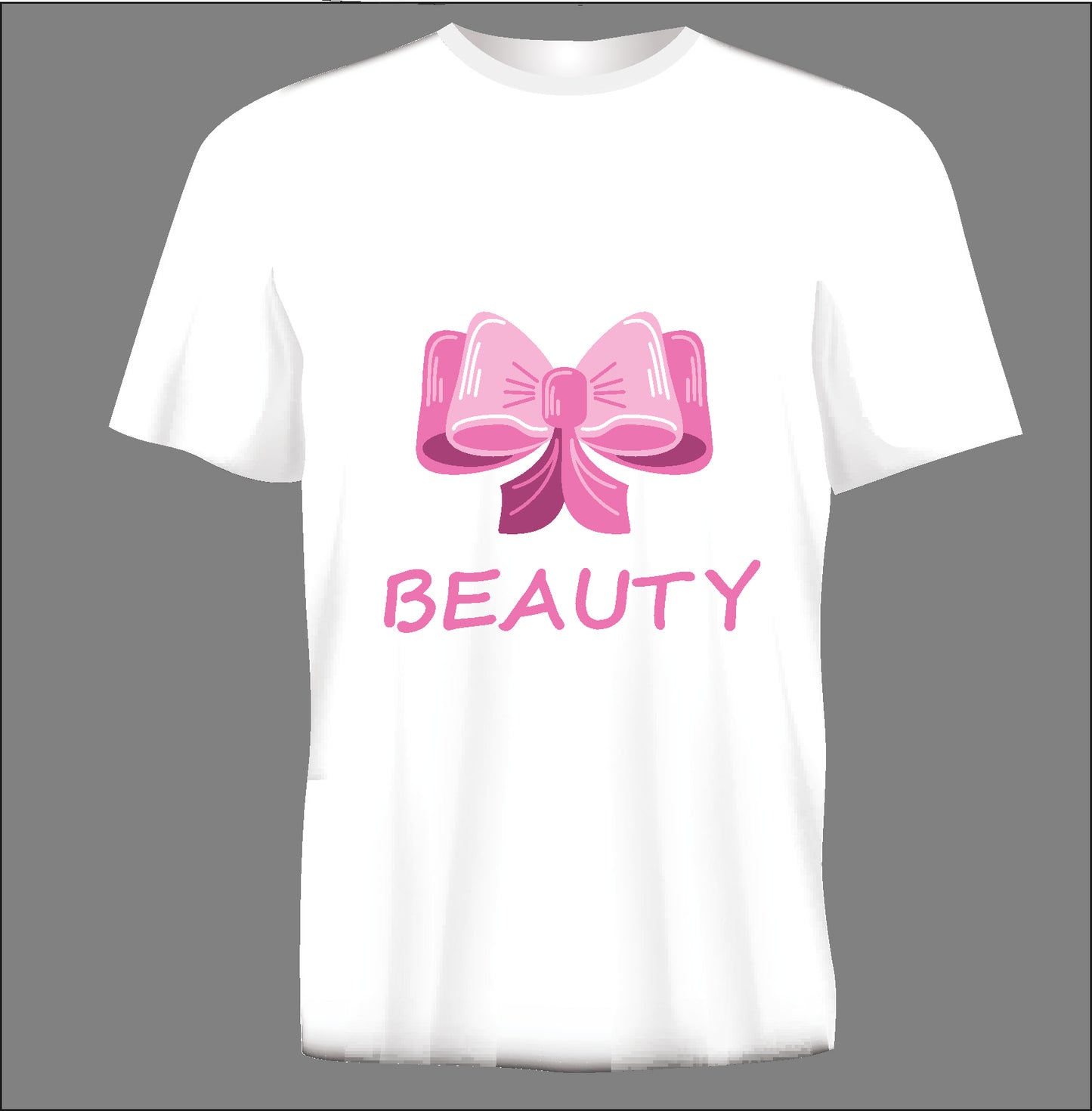 Short sleeve t-shirt BEAUTY white TS76