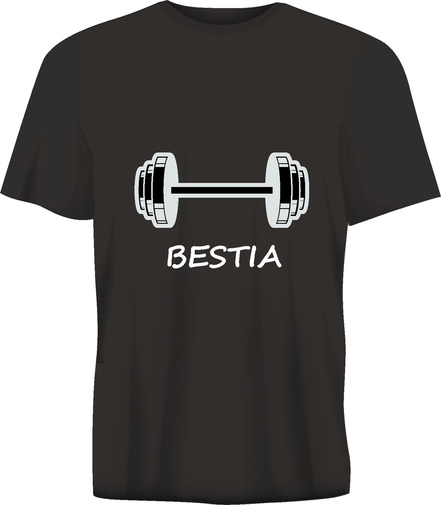 Short sleeve t-shirt BESTIA black TS81