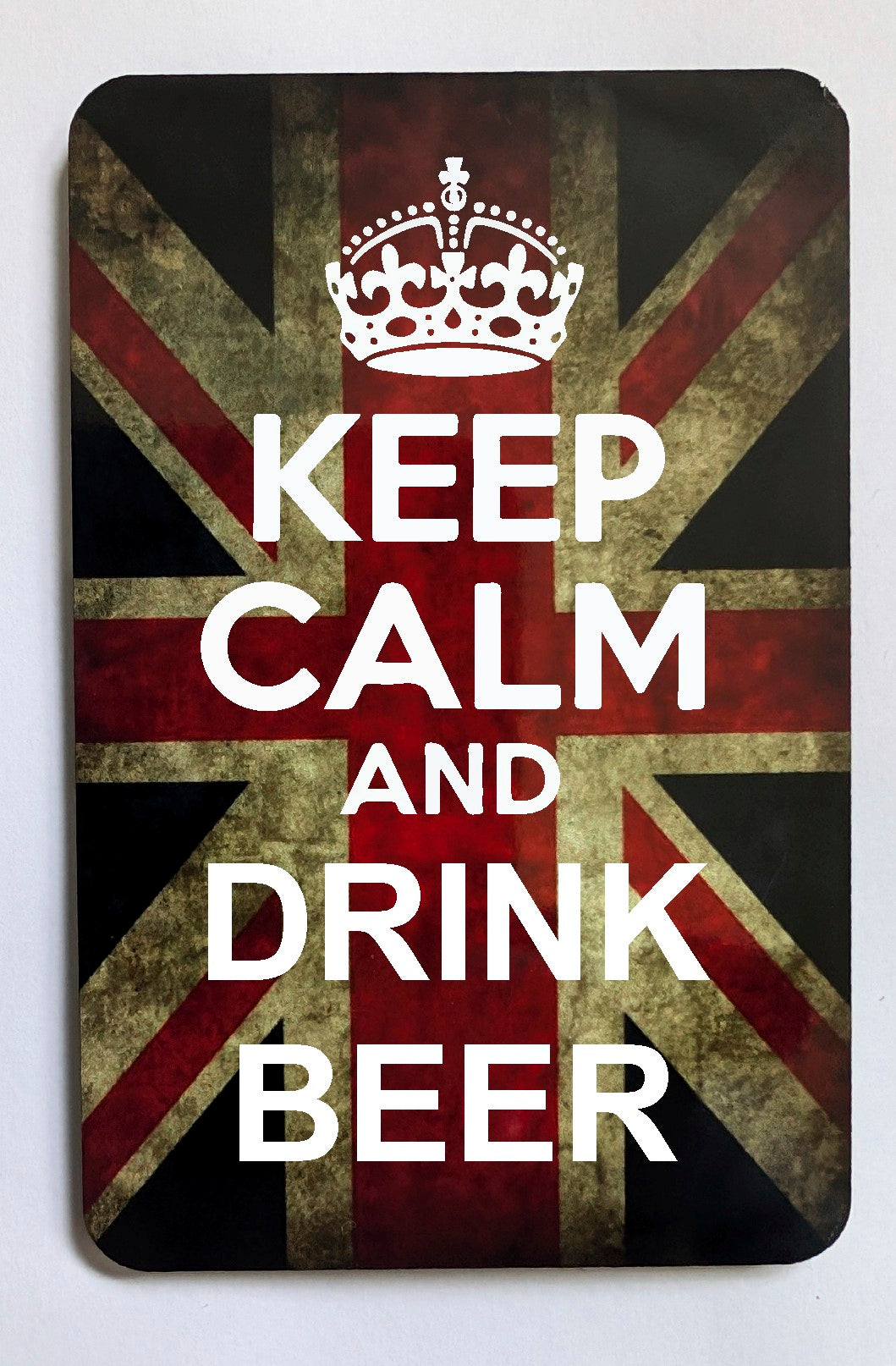 FM100 KEEP CALM AND DRINK BEER FRIDGE MAGNET