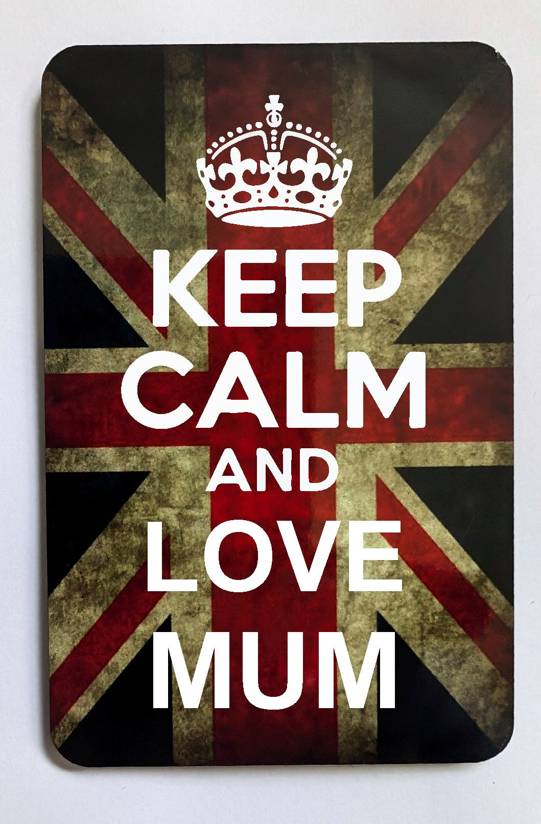 FM103 KEEP CALM AND LOVE MUM FRIDGE MAGNET