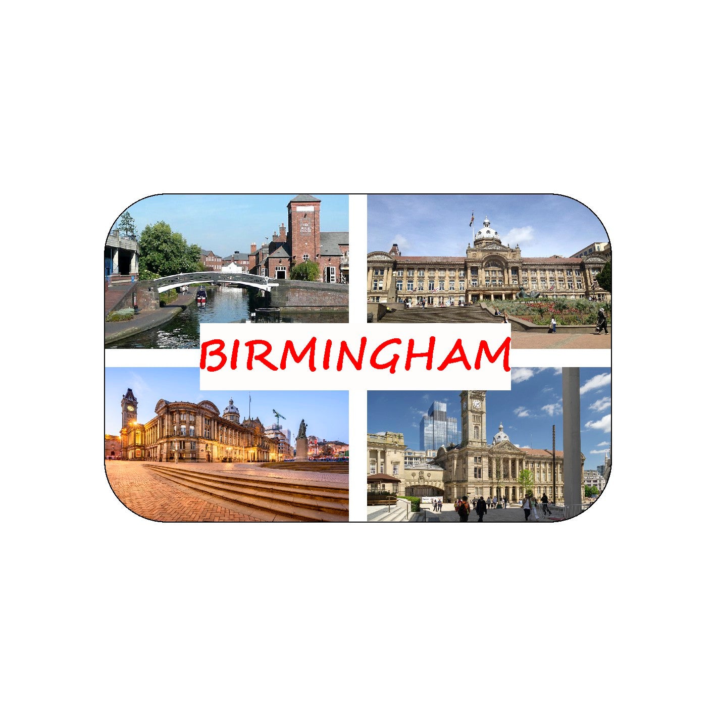 FM13 FRIDGE MAGNET BIRMINGHAM