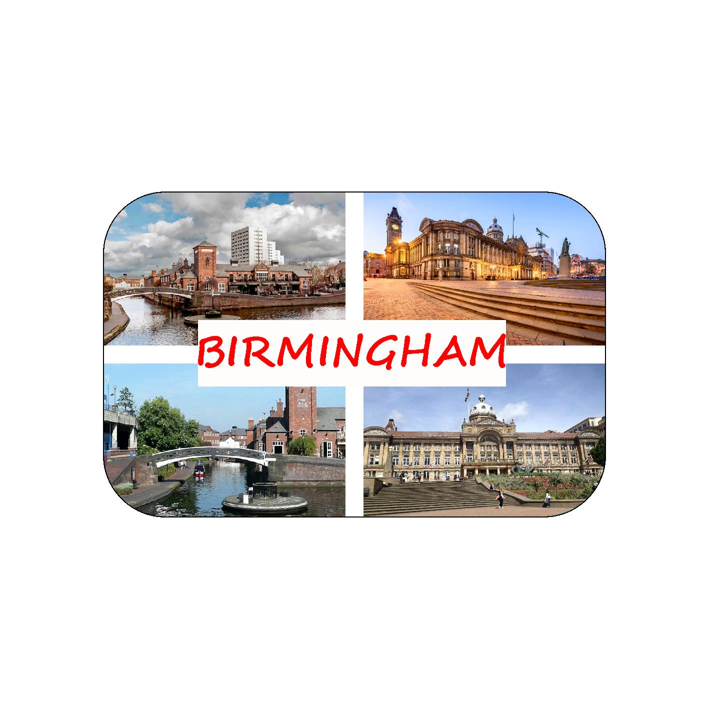 FM14 FRIDGE MAGNET BIRMINGHAM