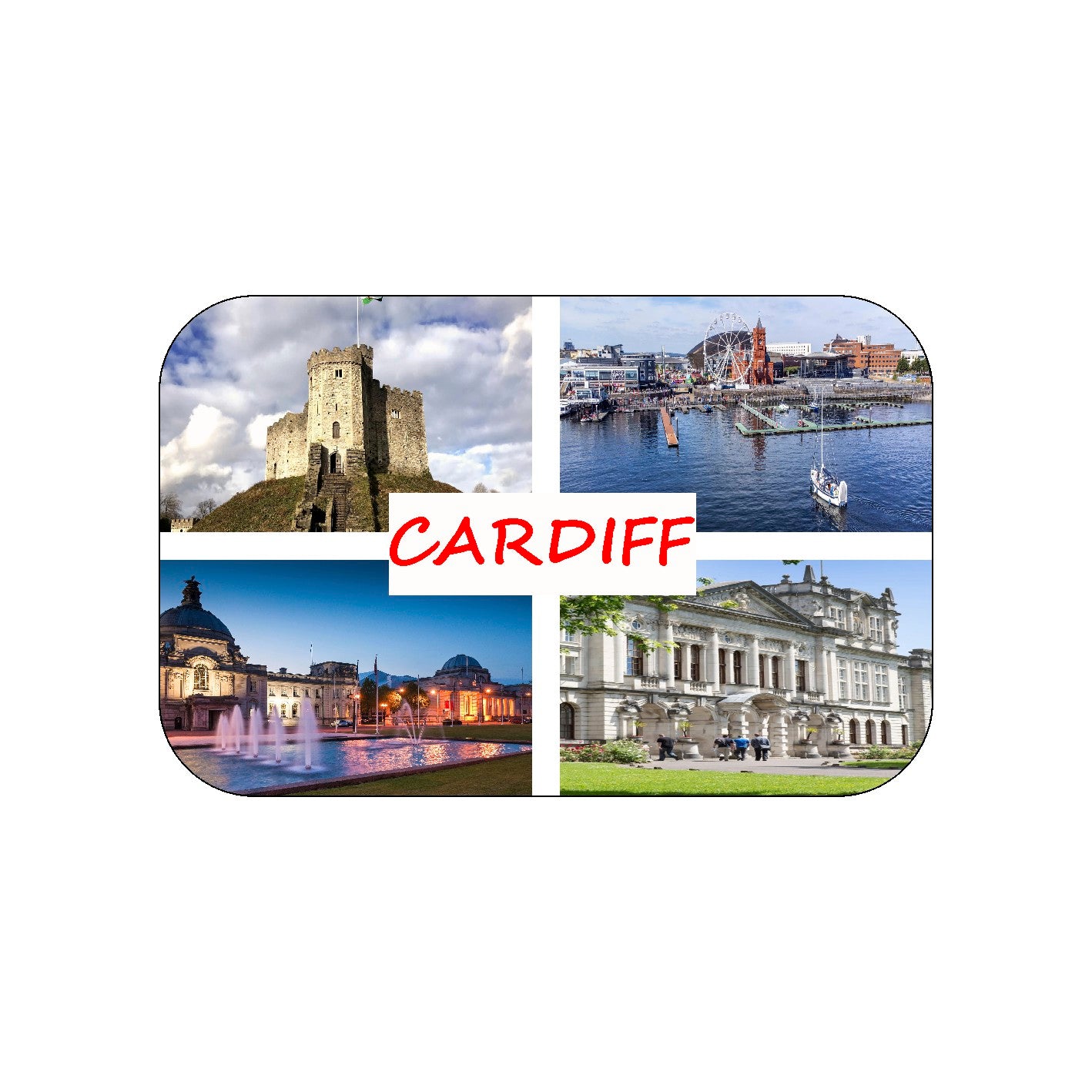 FM18 FRIDGE MAGNET CARDIFF