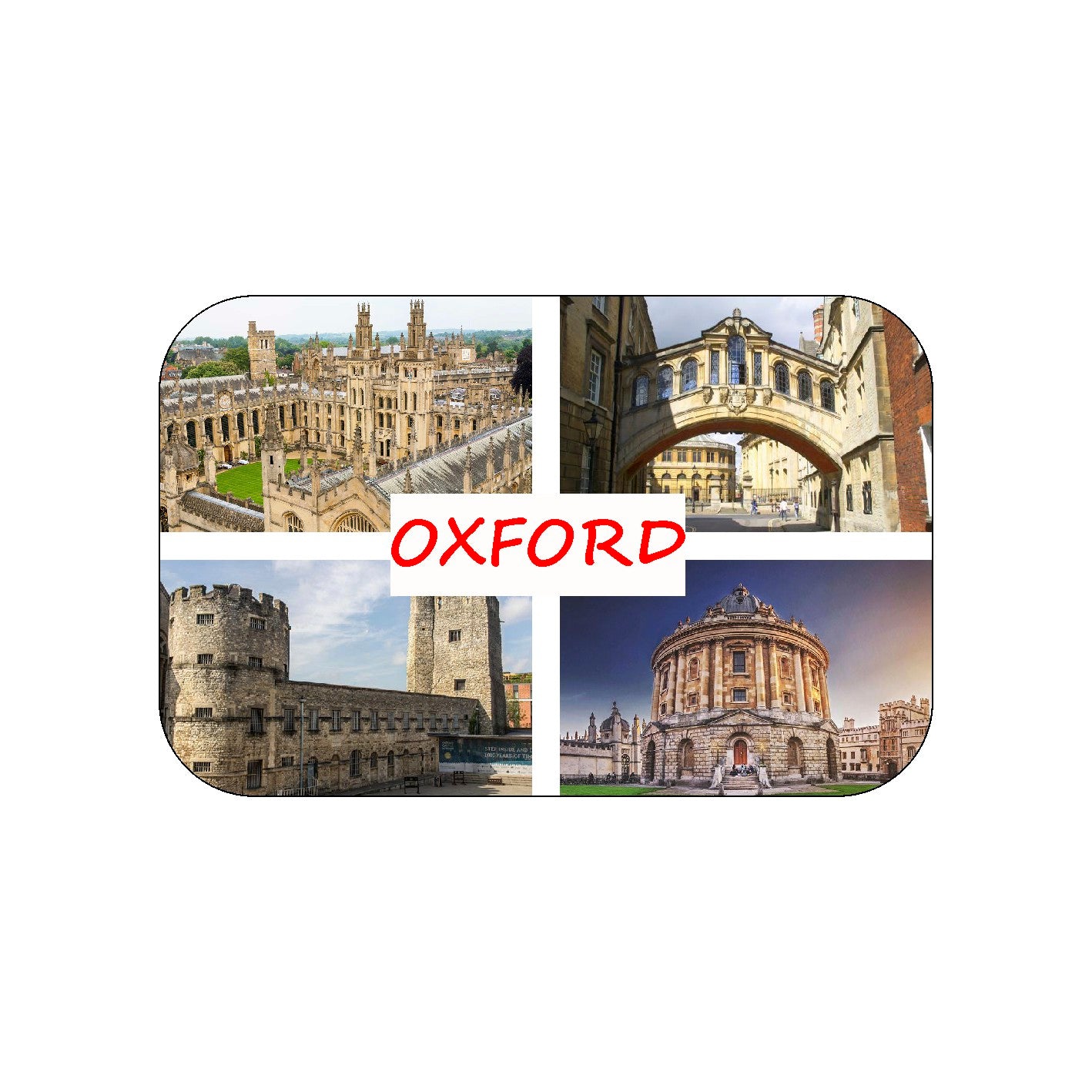 FM20 FRIDGE MAGNET OXFORD