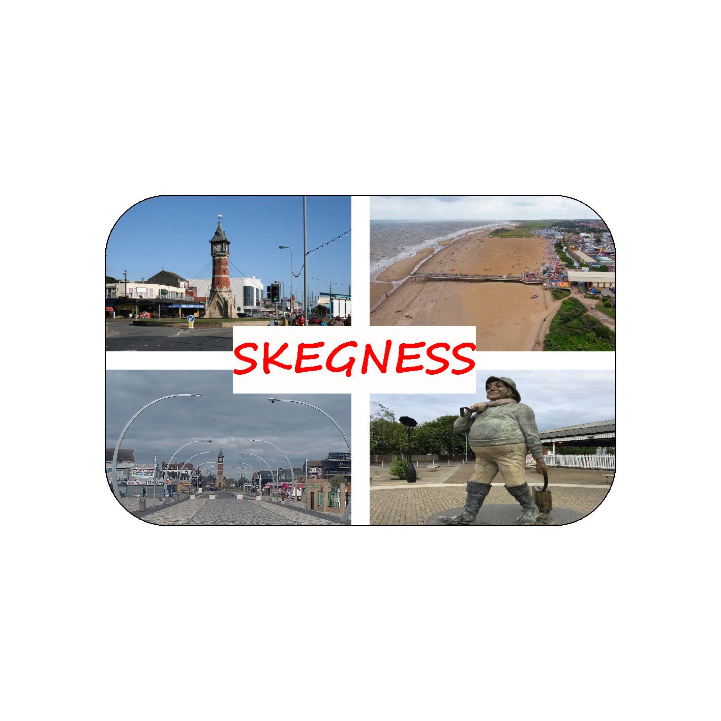 FM23 FRIDGE MAGNET SKEGNESS