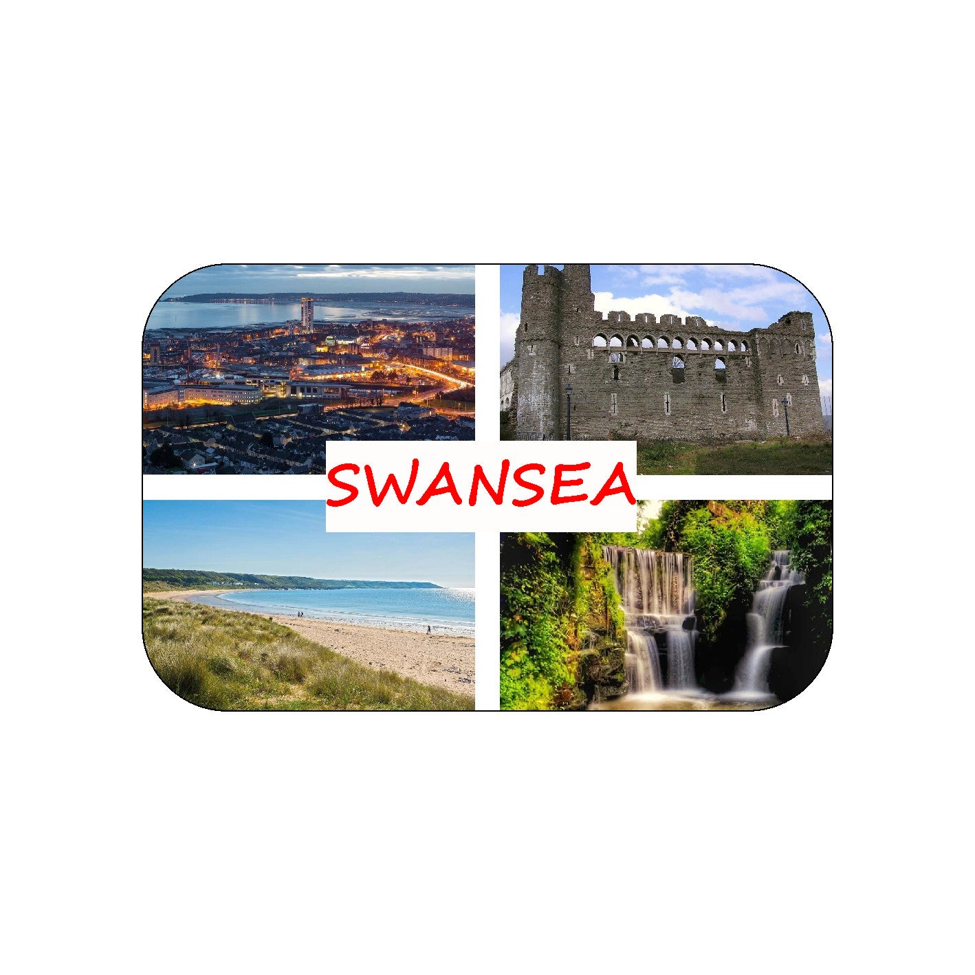 FM26 FRIDGE MAGNET SWANSEA