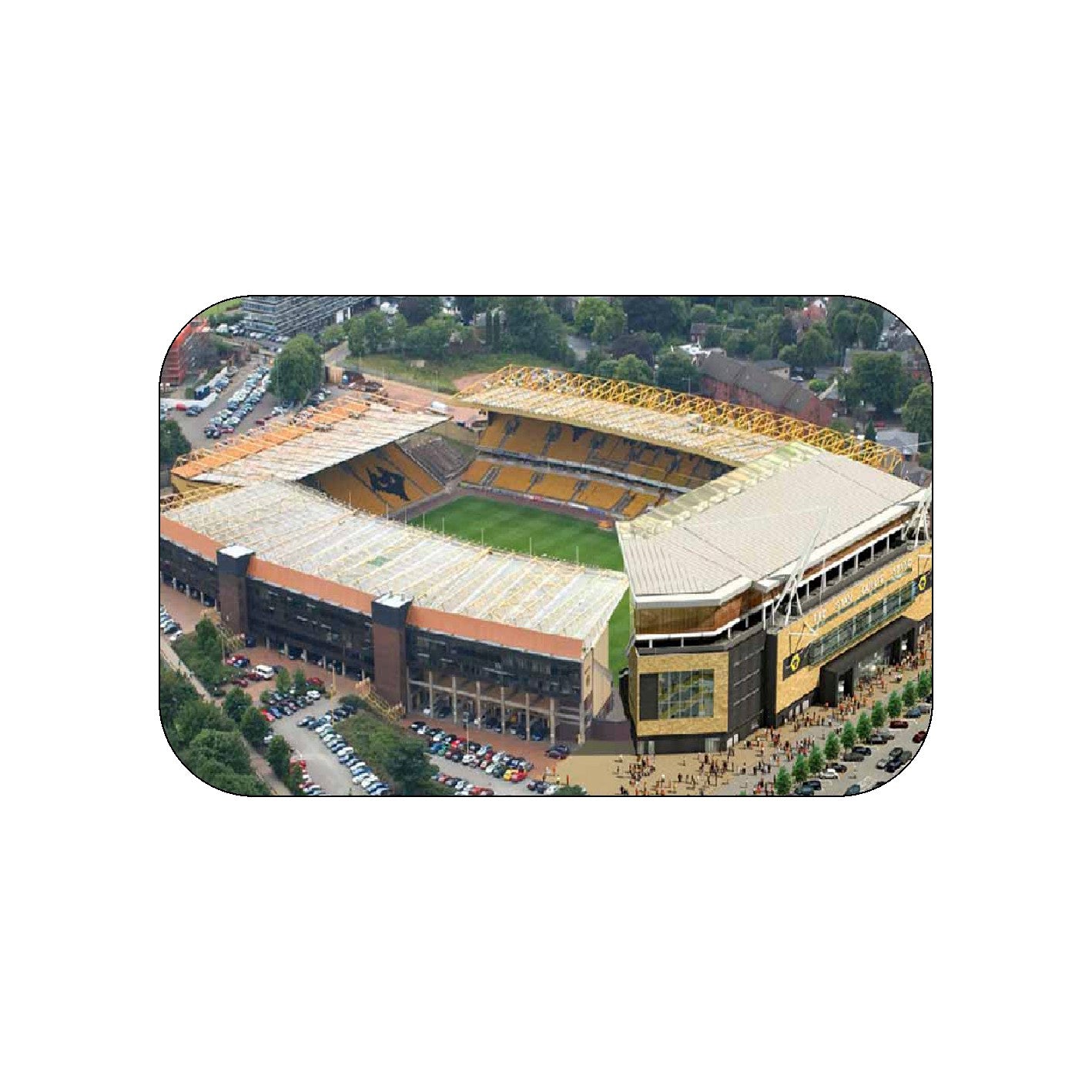 FM34 WOLVERHAMPTON STADIUM FRIDGE MAGNET