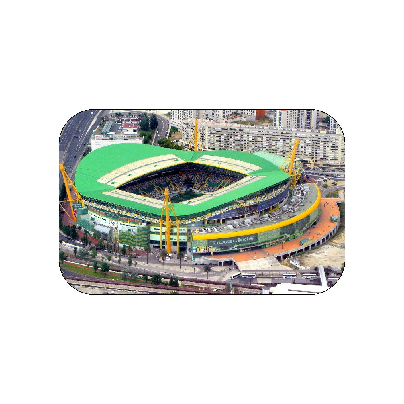 FM54 ESTADIO JOSE ALVALADE SPORTING LISBONA FRIDGE MAGNET