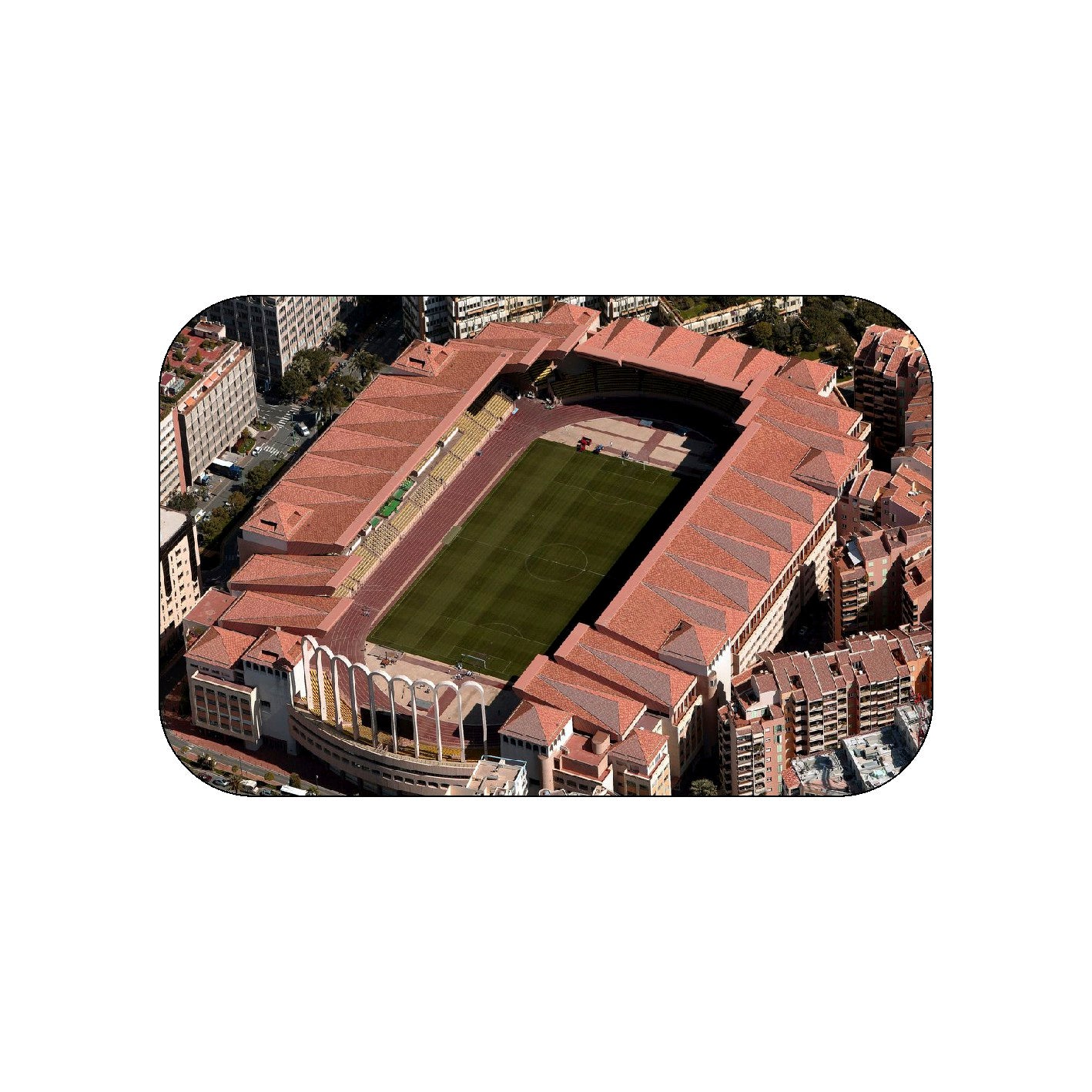 FM56 STADE LOUIS II AS MONACO FRIDGE MAGNET