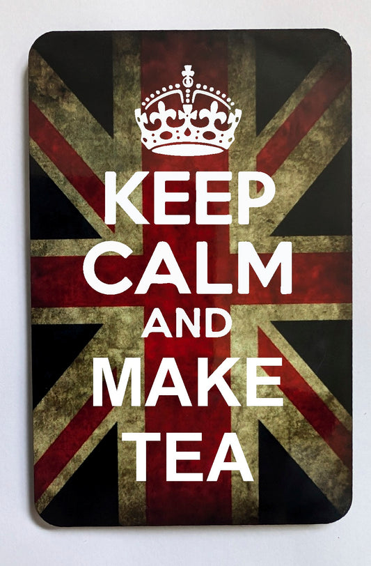 FM87 KEEP CALM AND MAKE TEA FRIDGE MAGNET