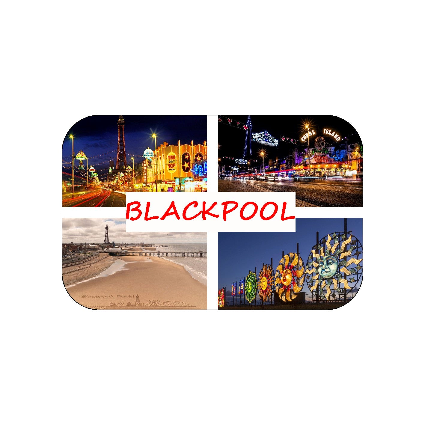 FM9 FRIDGE MAGNET BLACKPOOL