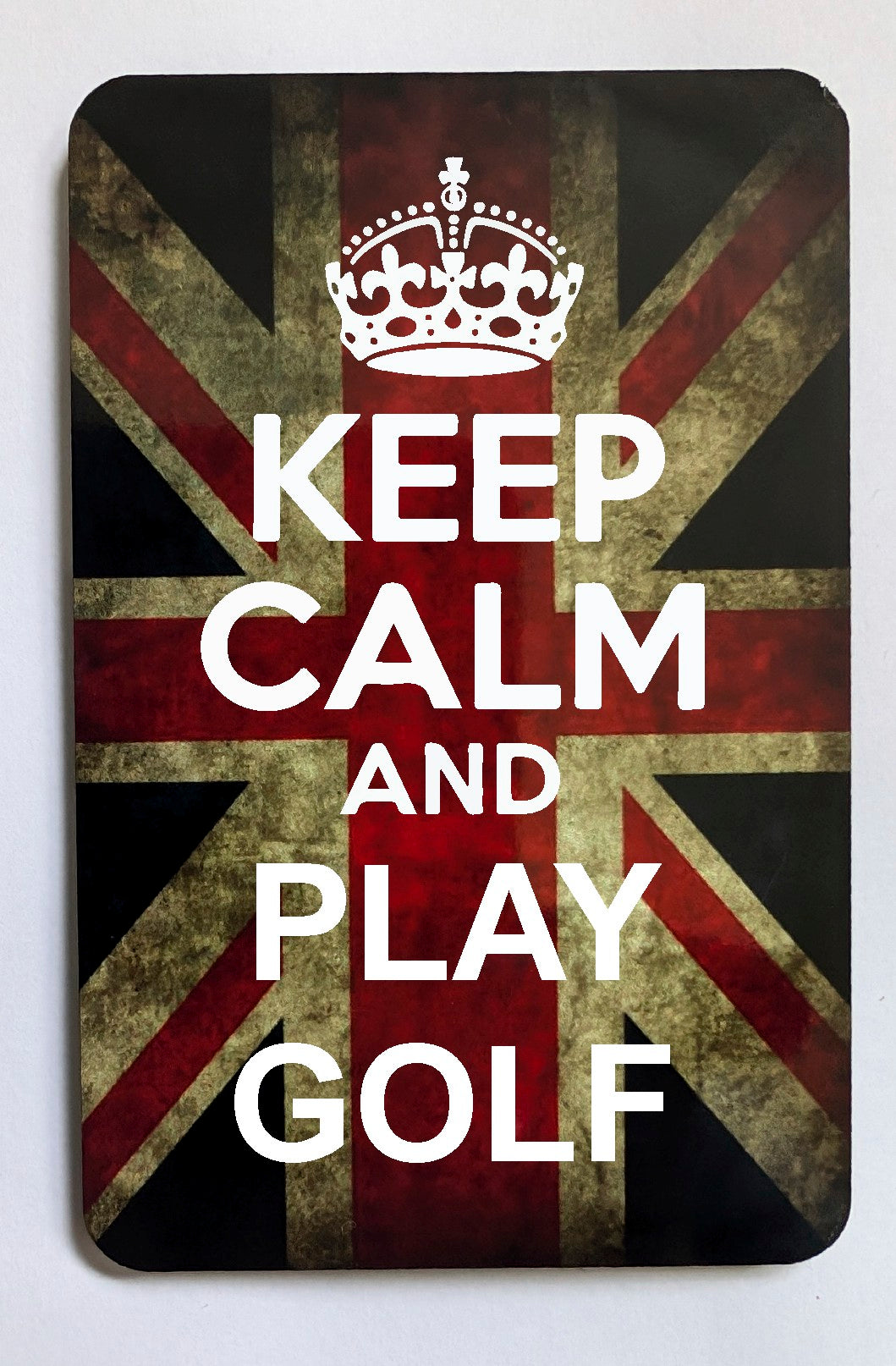 FM96 KEEP CALM AND PLAY GOLF FRIDGE MAGNET