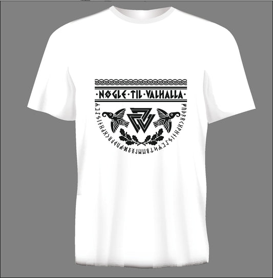 Short sleeve t-shirt VIKINGS STYLE white TS181