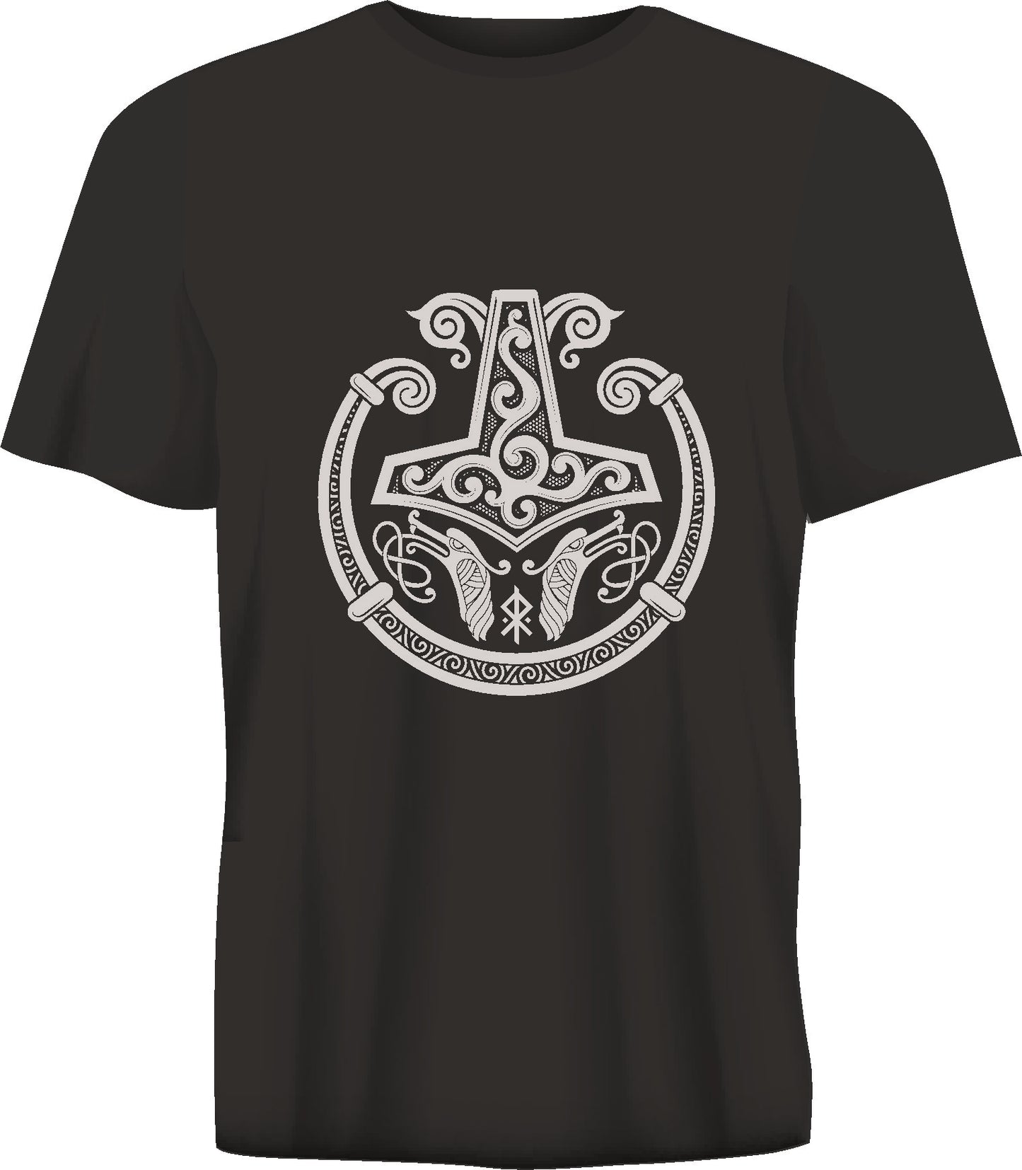 Short sleeve t-shirt VIKINGS STYLE black TS182