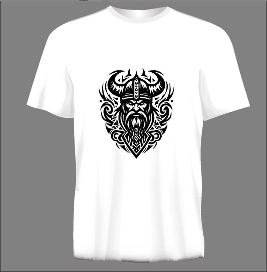 Short sleeve t-shirt VIKINGS STYLE white TS185