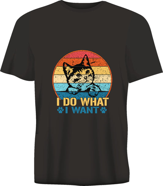 Short sleeve t-shirt I DO WHAT I WANT black TS253