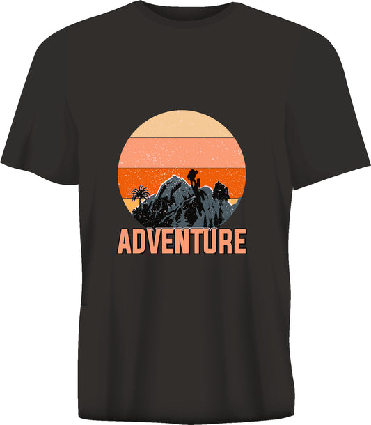 Short sleeve t-shirt ADVENTURE black TS263