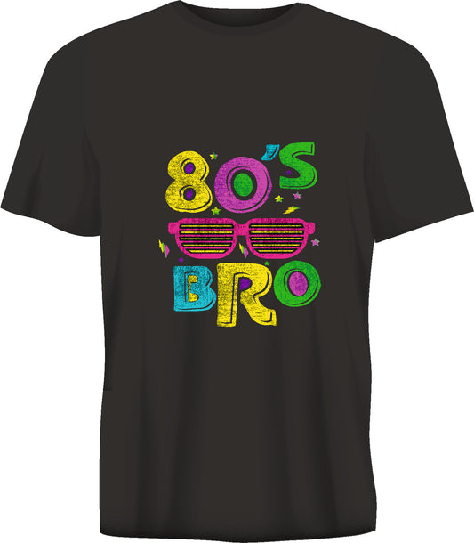 Short sleeve t-shirt 80'S BRO black TS273