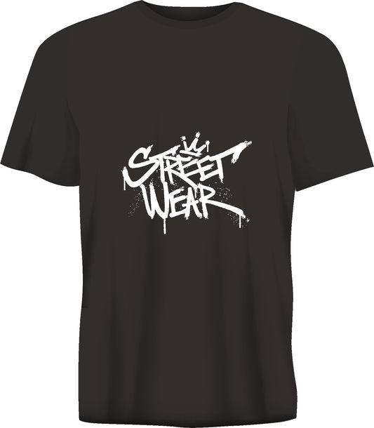 Short sleeve t-shirt TS311 STREET WEAR black