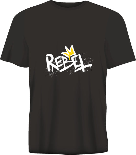 Short sleeve t-shirt TS312 REBEL black
