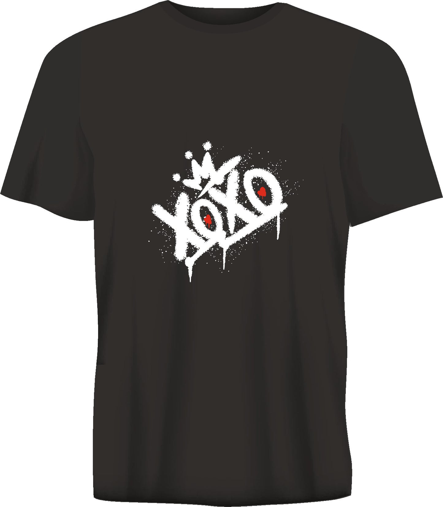 Short sleeve t-shirt TS315 XOXO black