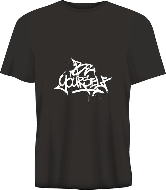 Short sleeve t-shirt TS320 BE YOURSELF black