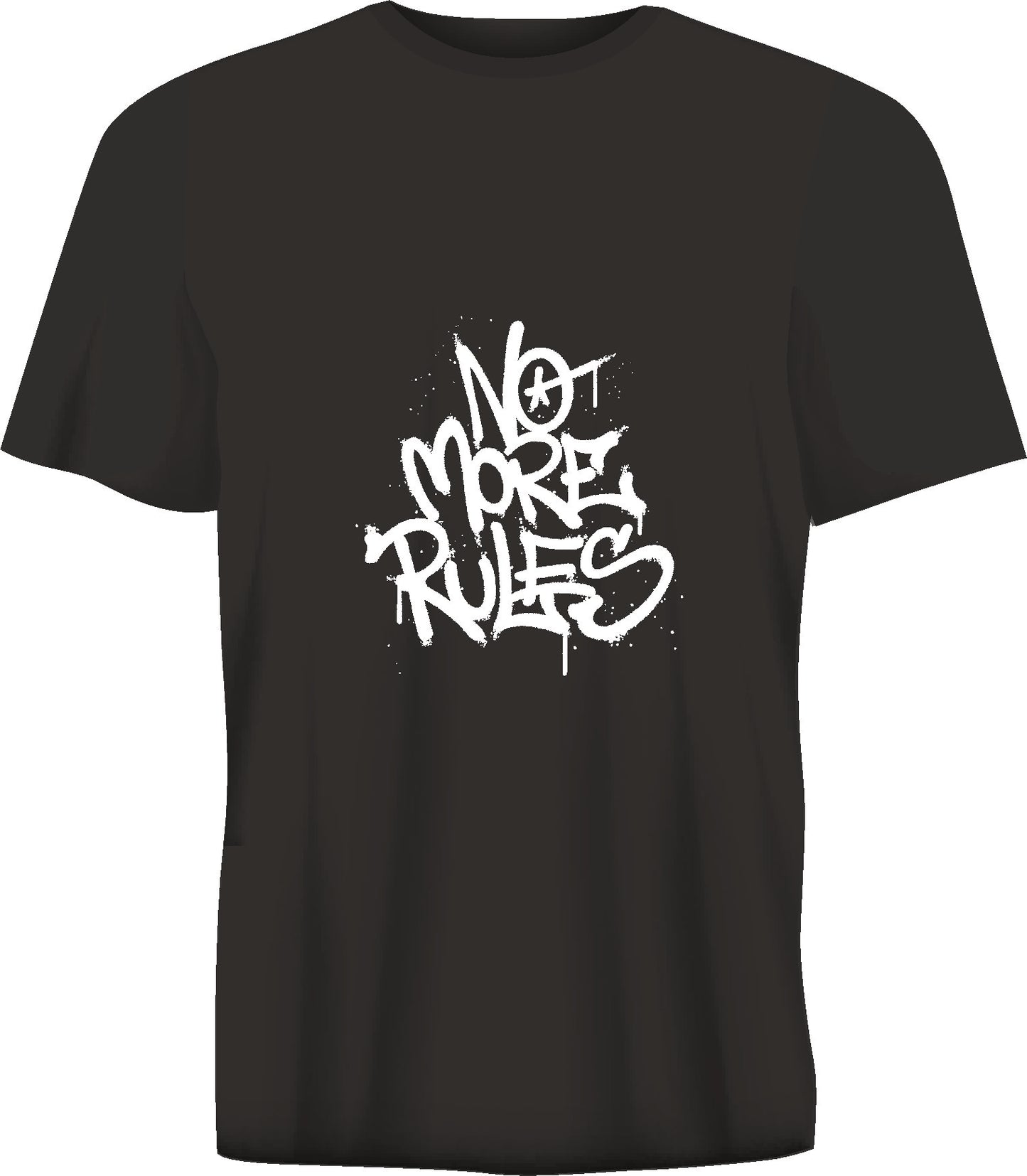 Short sleeve t-shirt TS321 NO MORE RULES black