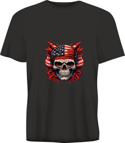Short sleeve t-shirt TS336 SKULL  black