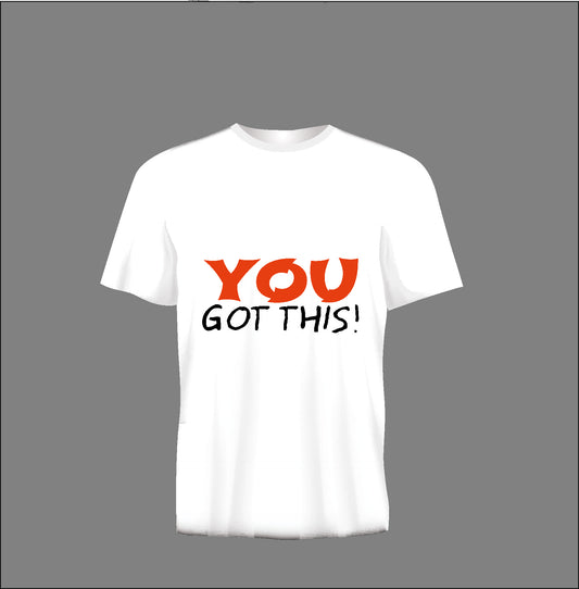 Short sleeve t-shirt TS347 YOU GOT THIS! white