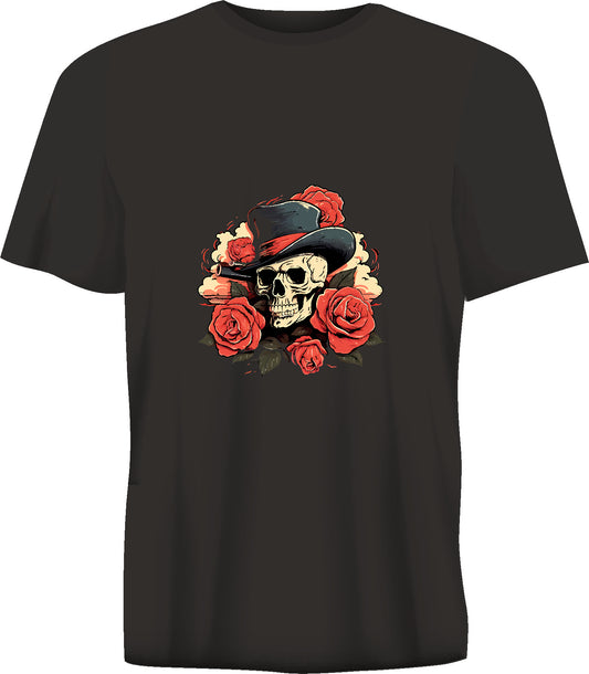 Short sleeve t-shirt TS371 SKULL black