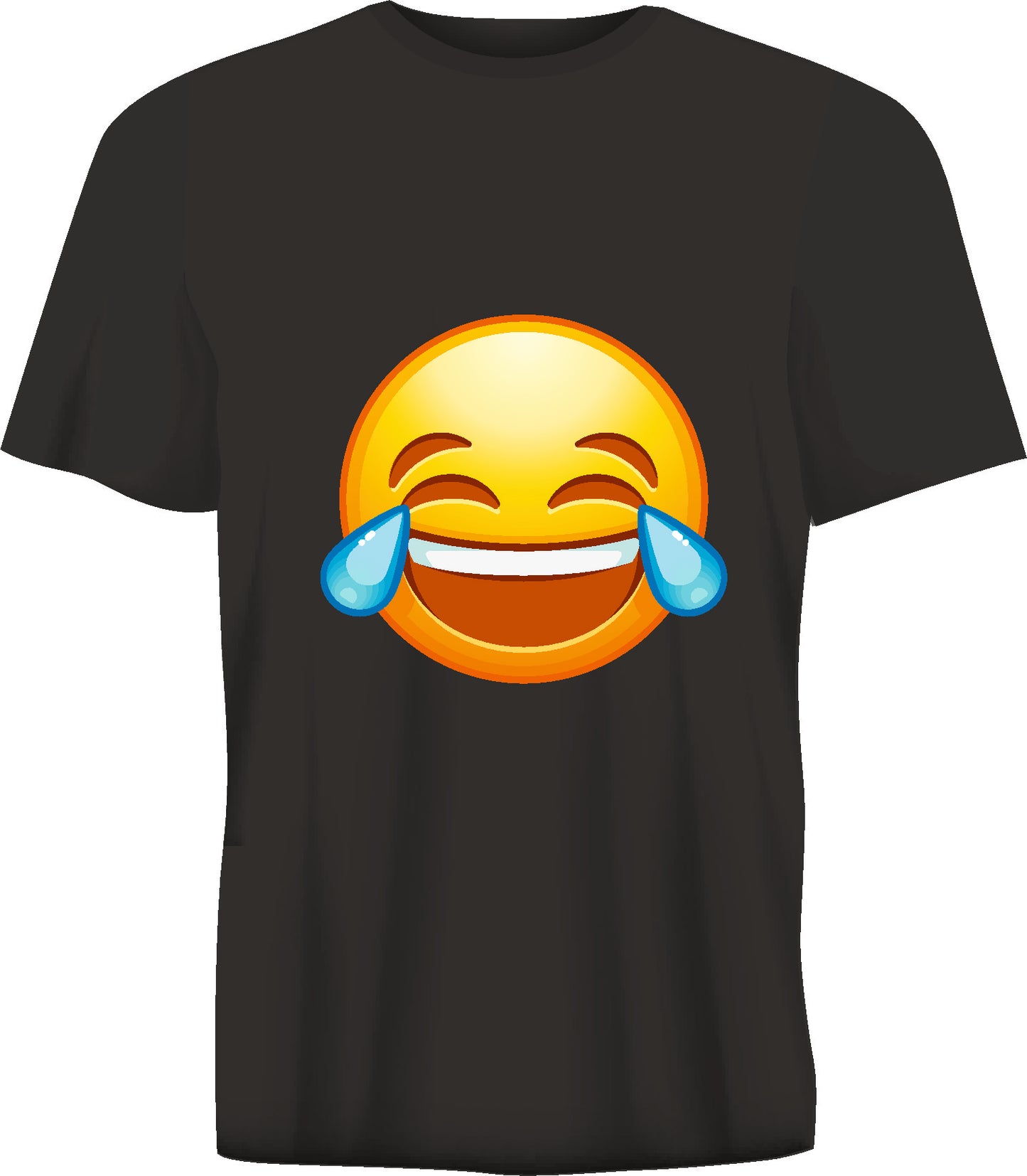 Short sleeve t-shirt EMOJI black TS47