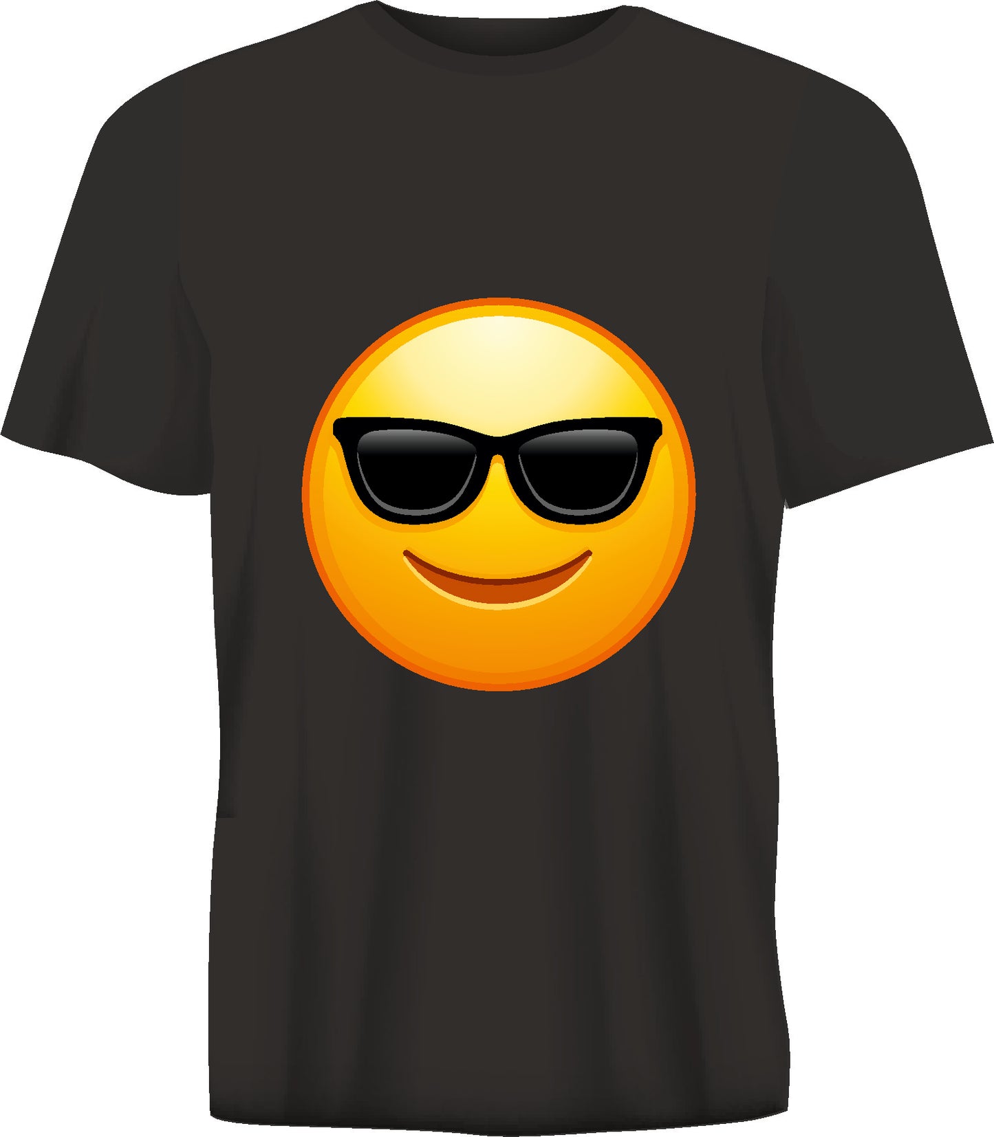 Short sleeve t-shirt  EMOJI black TS51