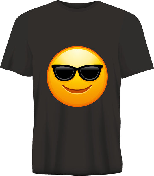 Short sleeve t-shirt  EMOJI black TS51