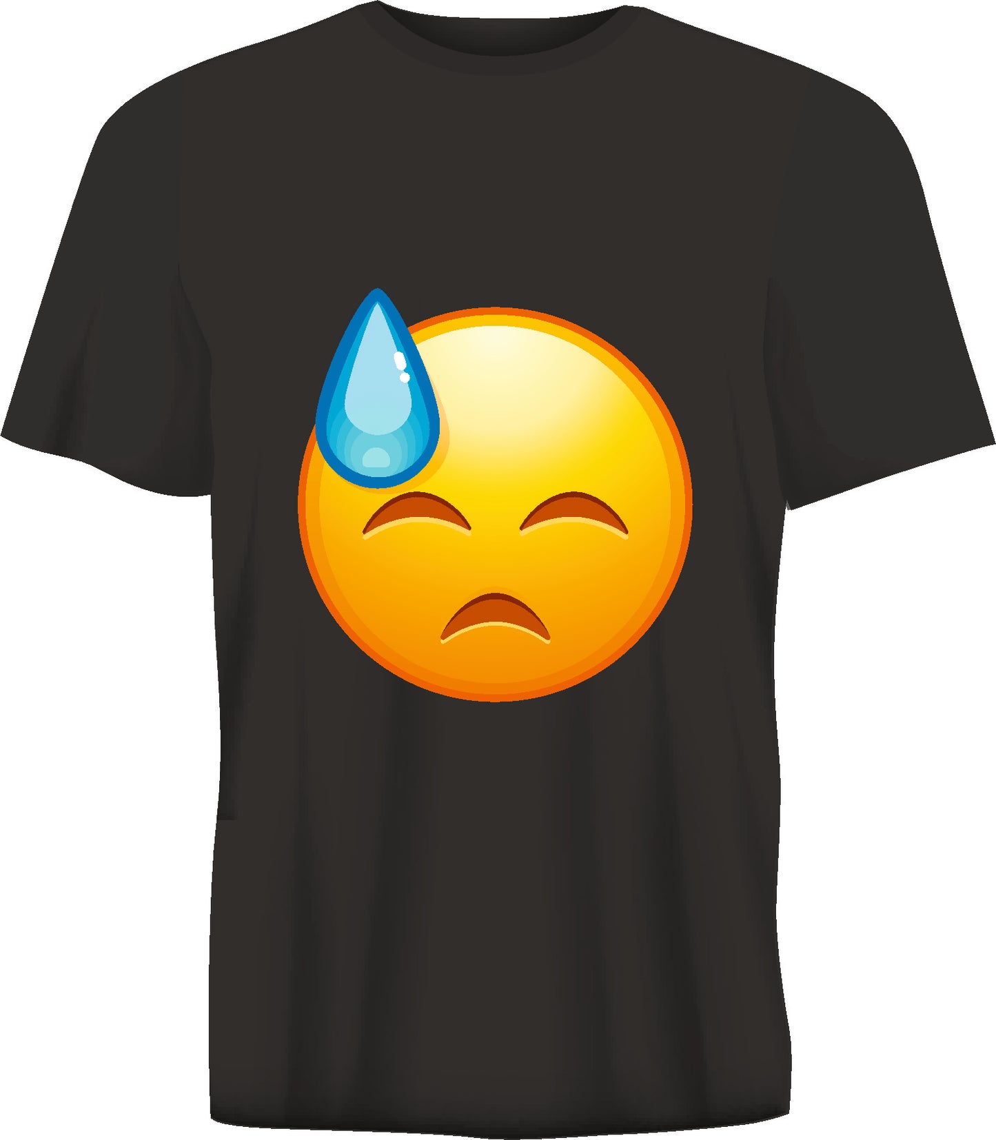 Koszulka z krótkim rękawem EMOJI czarna TS59