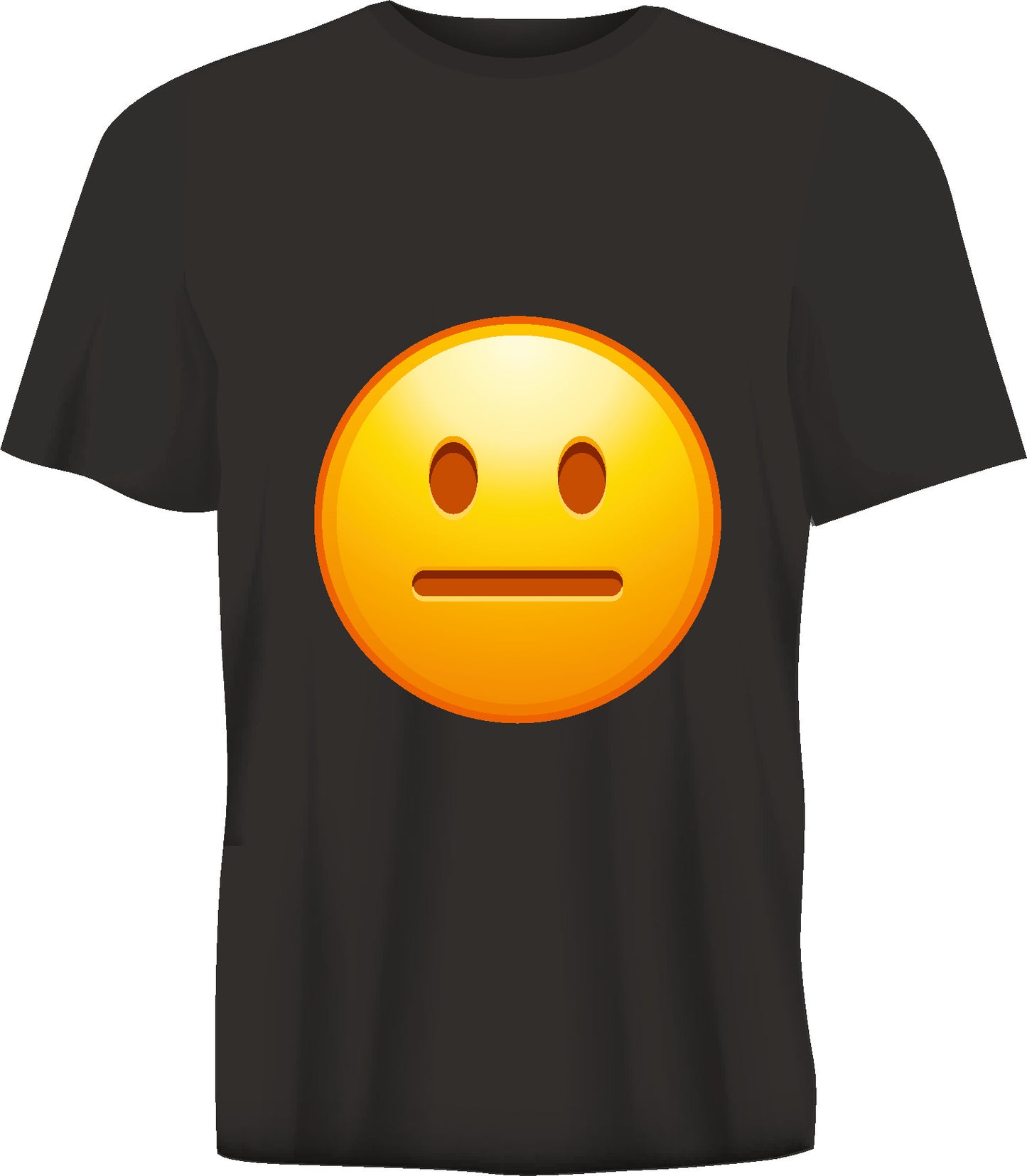 Short sleeve t-shirt  EMOJI black TS67