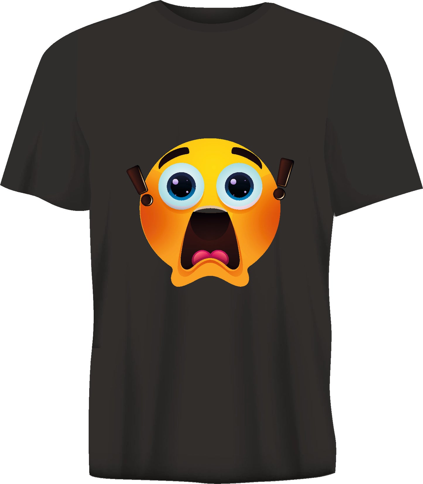 Short sleeve t-shirt  EMOJI black TS69