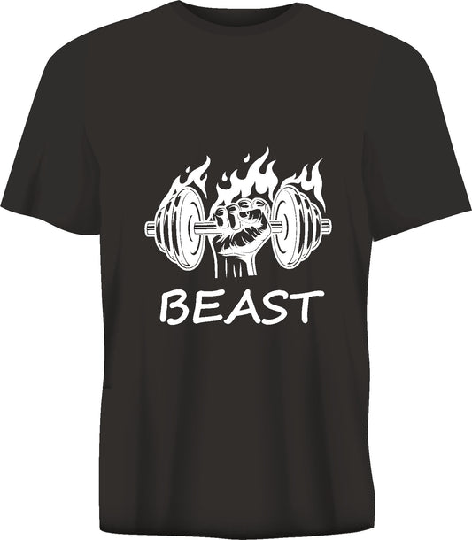 Short sleeve t-shirt  BEAST black TS75