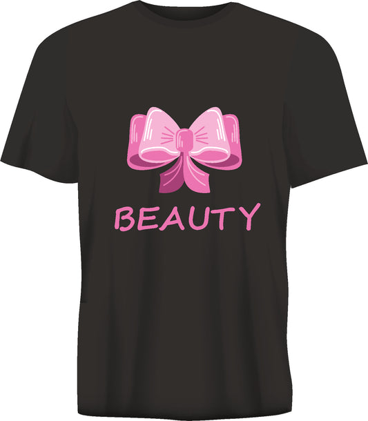 Short sleeve t-shirt  BEAUTY black TS77