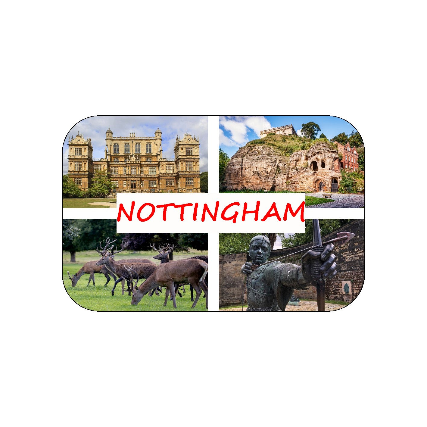 FM2 FRIDGE MAGNET NOTTINGHAM